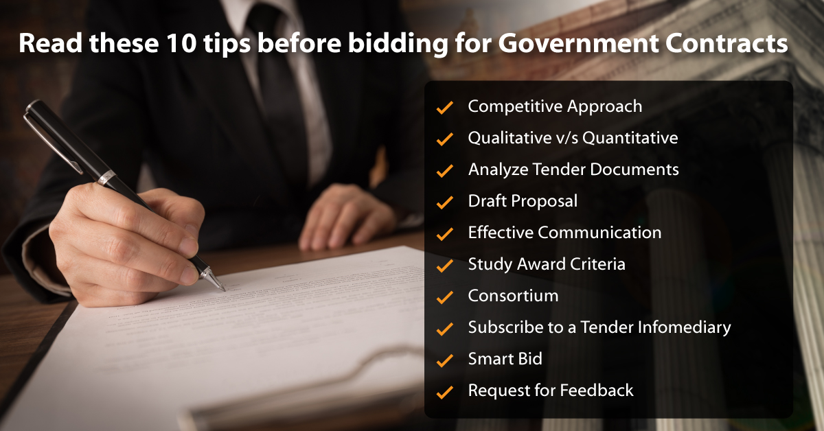 Read these 10 tips before bidding for Government Contracts