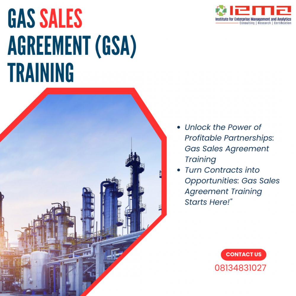 Mastering Gas Sales Agreements: Essential Training for Effective Negotiation and Management