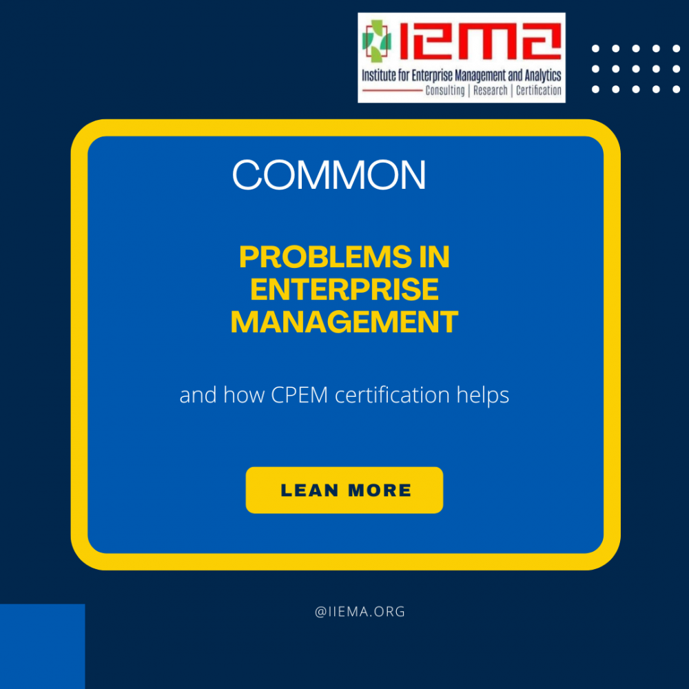 Common Challenges in Enterprise Management and How CPEM Certification Helps